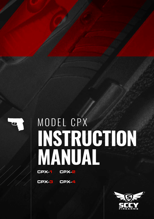 SCCY Model CPX Owner's Manual